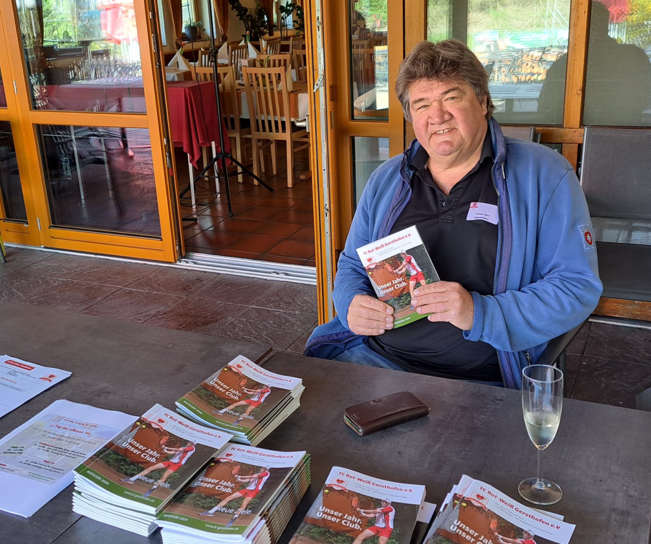 Tag der offenen T&uuml;r 2026, TC Rot-Wei&szlig; Gersthofen, Vizepr&auml;sident Thomas Kern