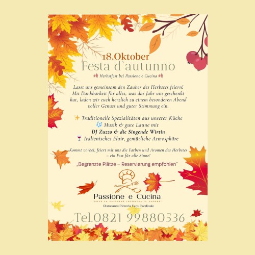 Herbstfest unserer Wirtsfamilie