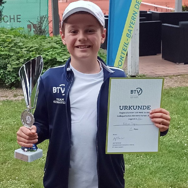 Regionalmeister mal zwei: Robin Topic