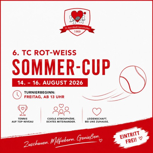 Saisonabschluss mit 6. TC Rot-Wei&szlig; Sommer-Cup