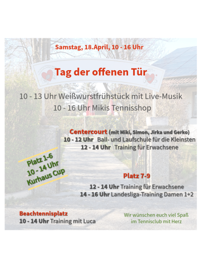 Tag der offenen T&uuml;r 2026
