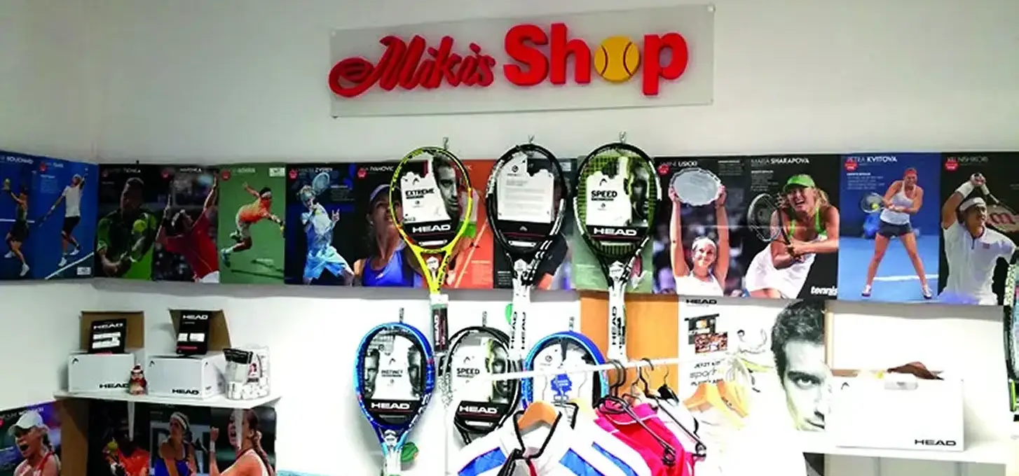 Mikis Shop im Vereinsheim